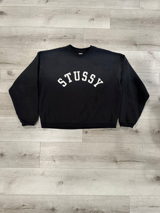 “Stussy sun faded crew” sweatshirt