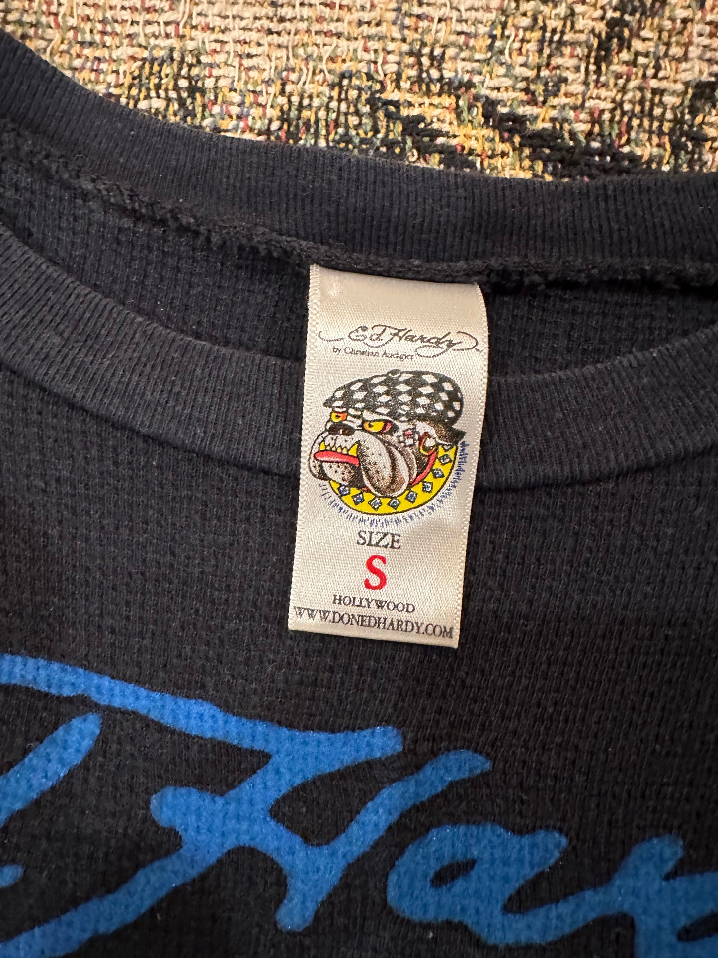 Ed hardy thermal waffle longsleeve