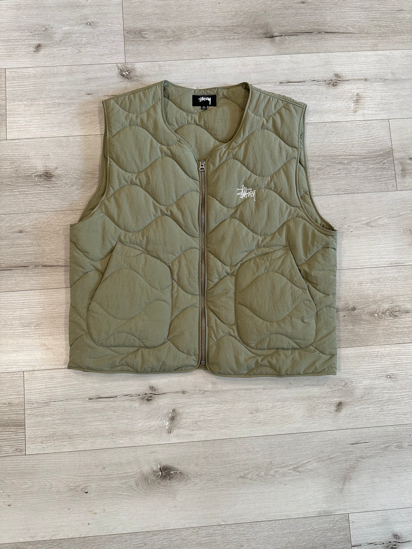 STUSSY RECYCLED NYLON LINER VEST