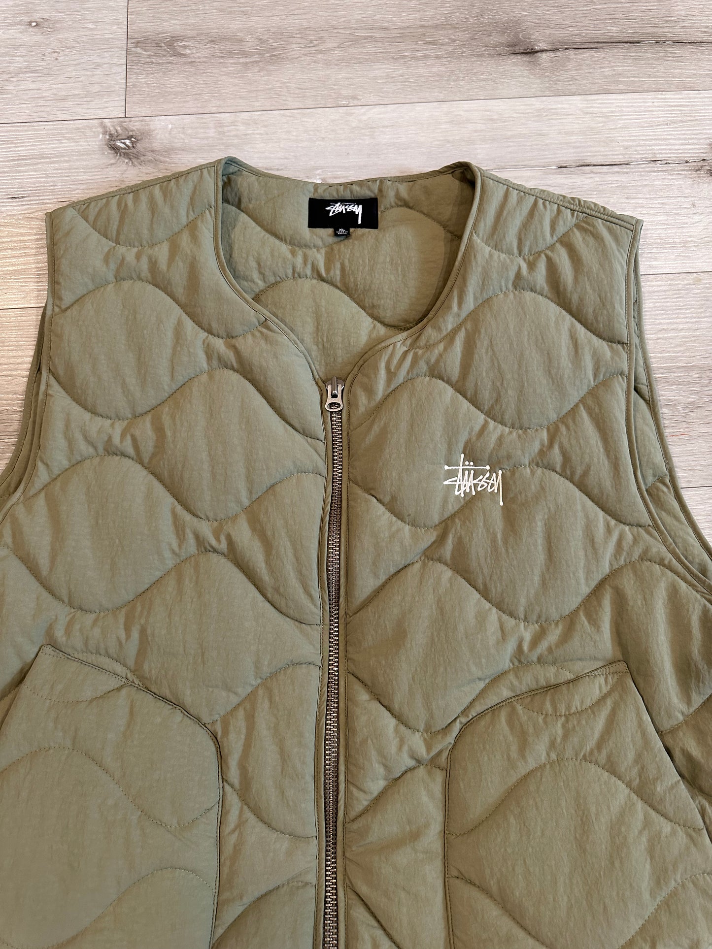 STUSSY RECYCLED NYLON LINER VEST