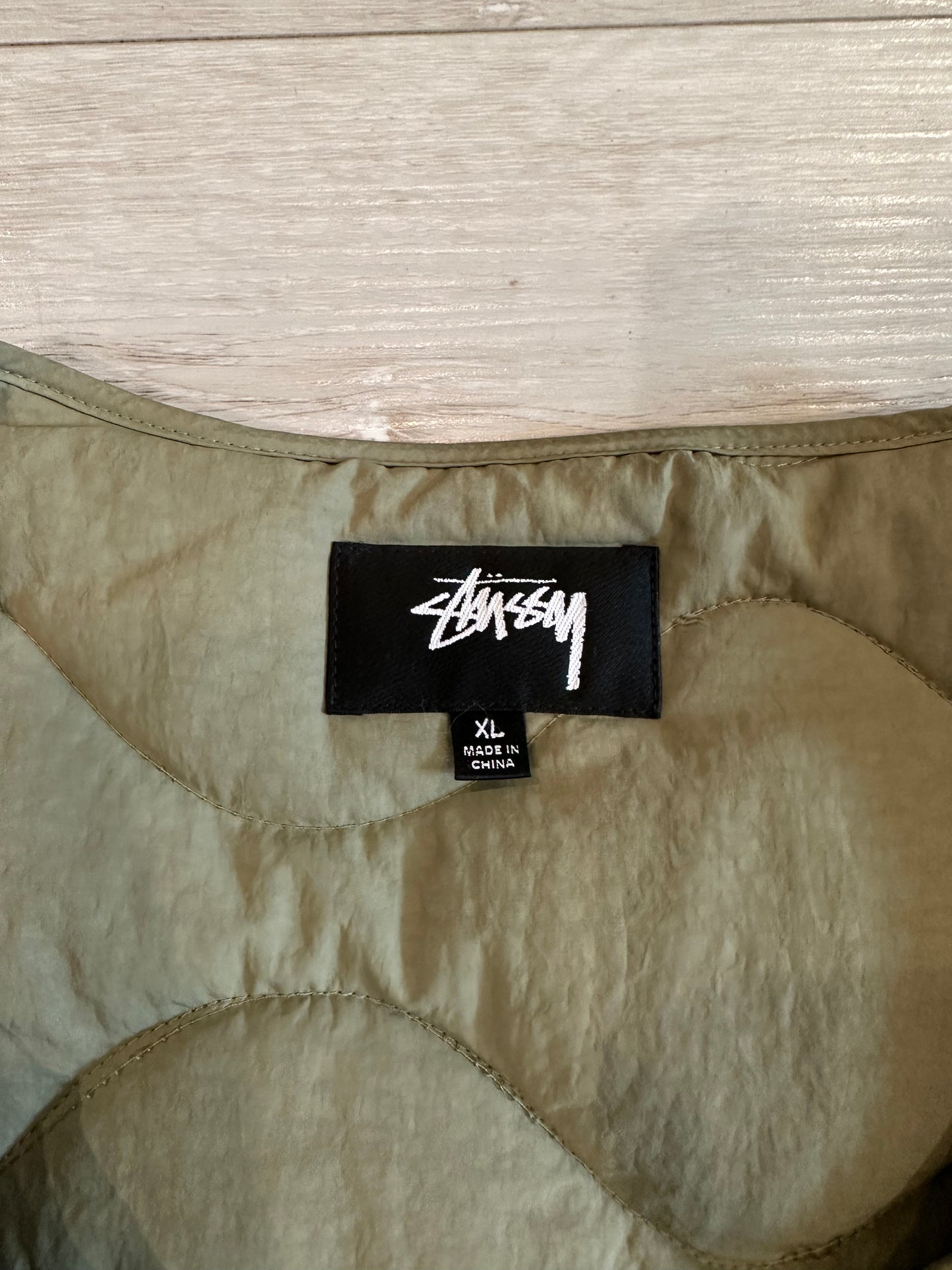 STUSSY RECYCLED NYLON LINER VEST