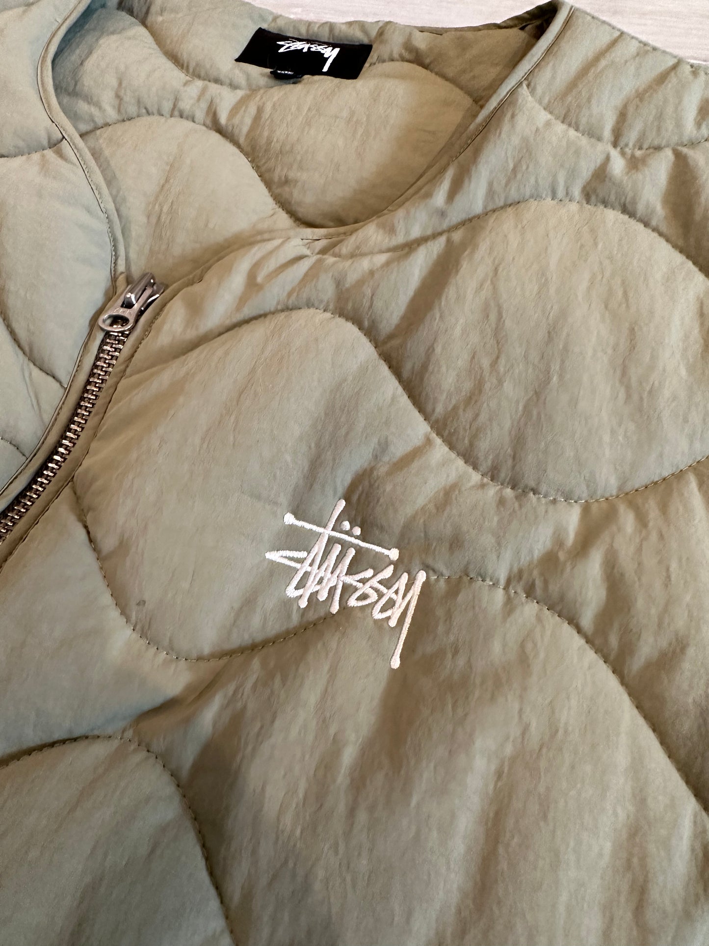 STUSSY RECYCLED NYLON LINER VEST