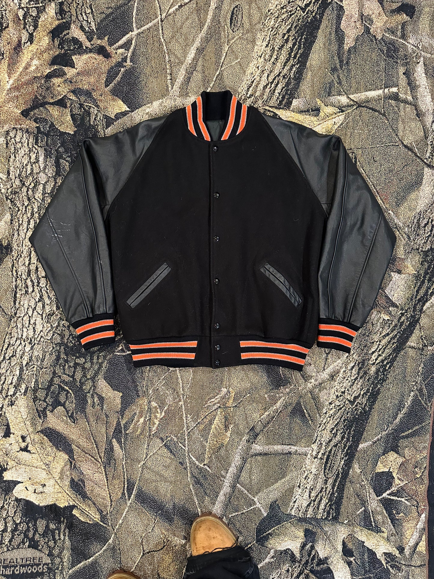 Vintage blank varsity jacket