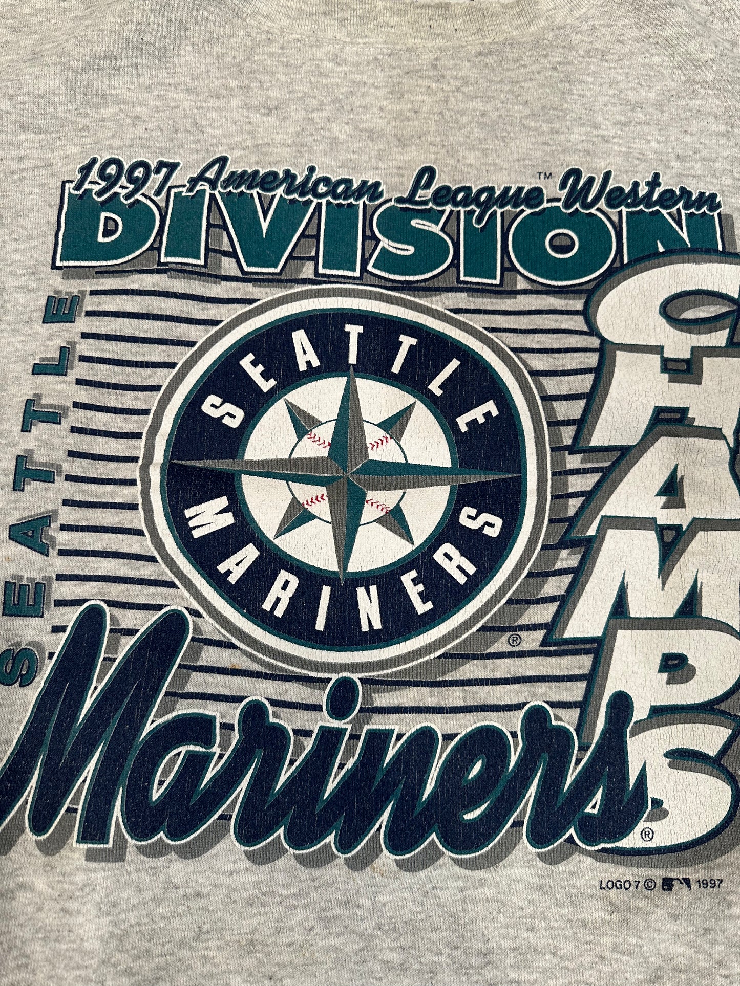 1997 Seattle mariners championship sweatshirt logo 7