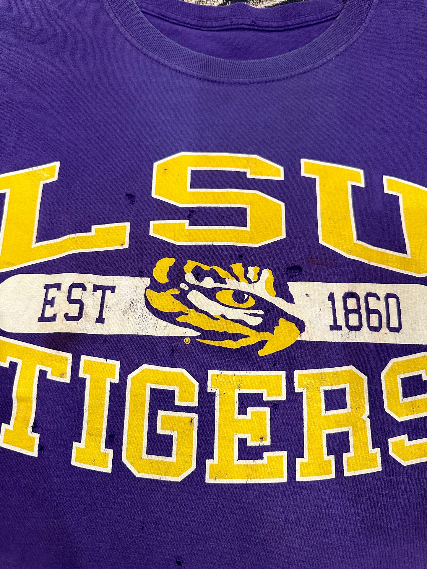 LSU tigers sleeveless cut off