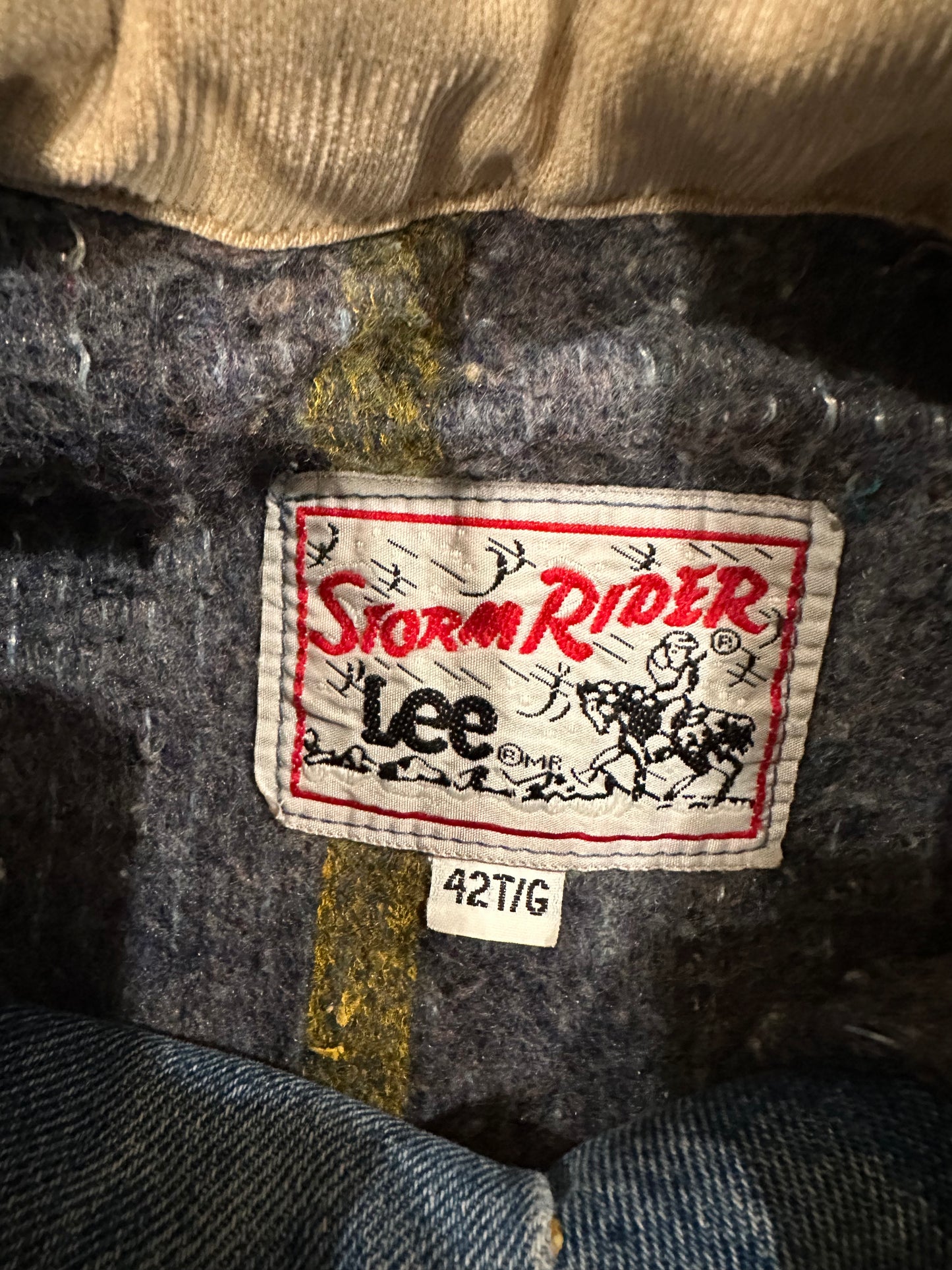 Vintage lee storm rider denim jean jacket