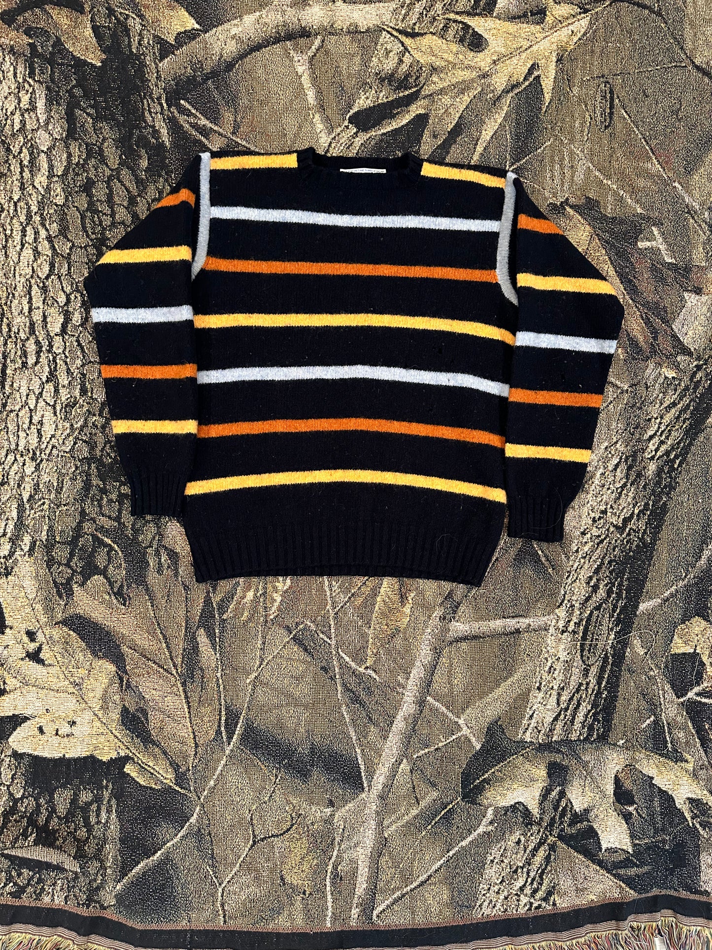 Vintage wool strip’d knitted sweater
