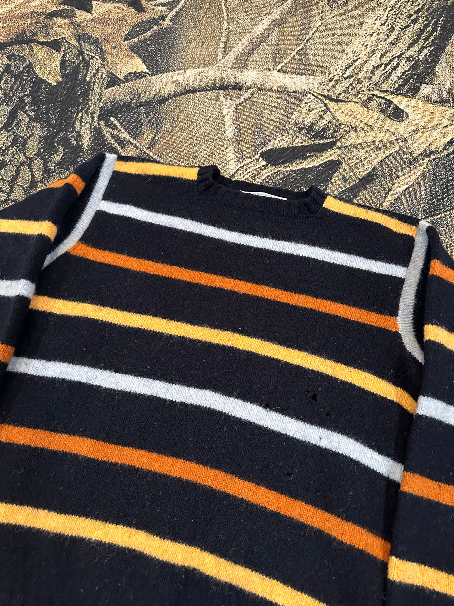 Vintage wool strip’d knitted sweater