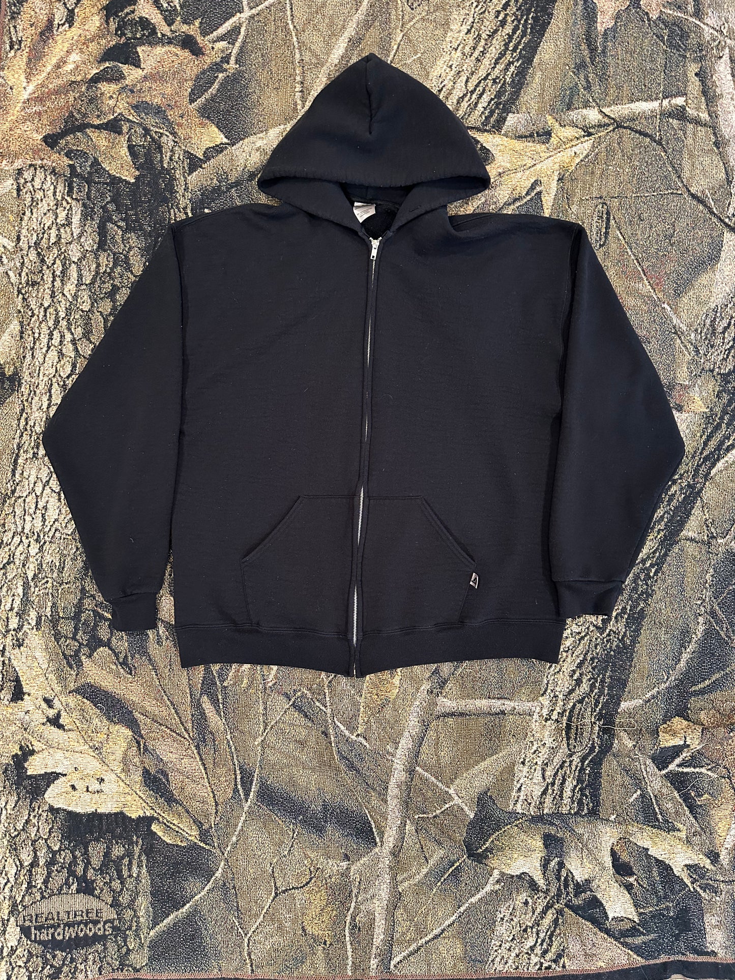 blank Russell zip up hoodie