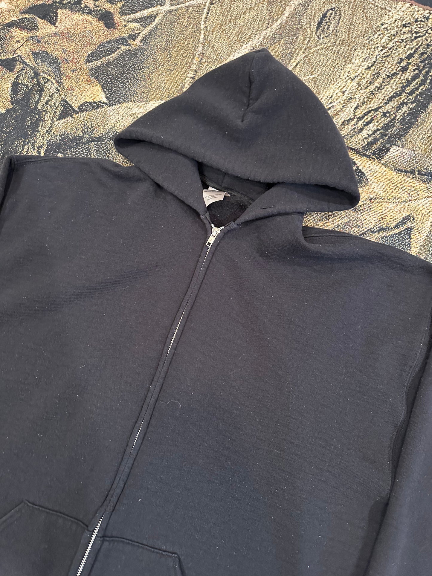 blank Russell zip up hoodie