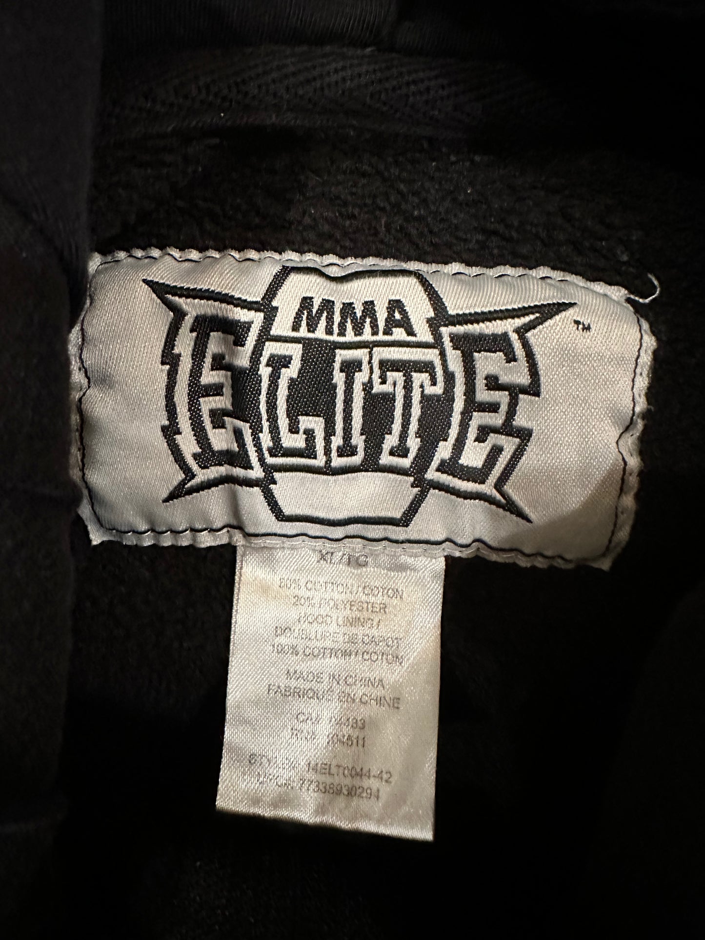 MMA ELITE zip up hoodie