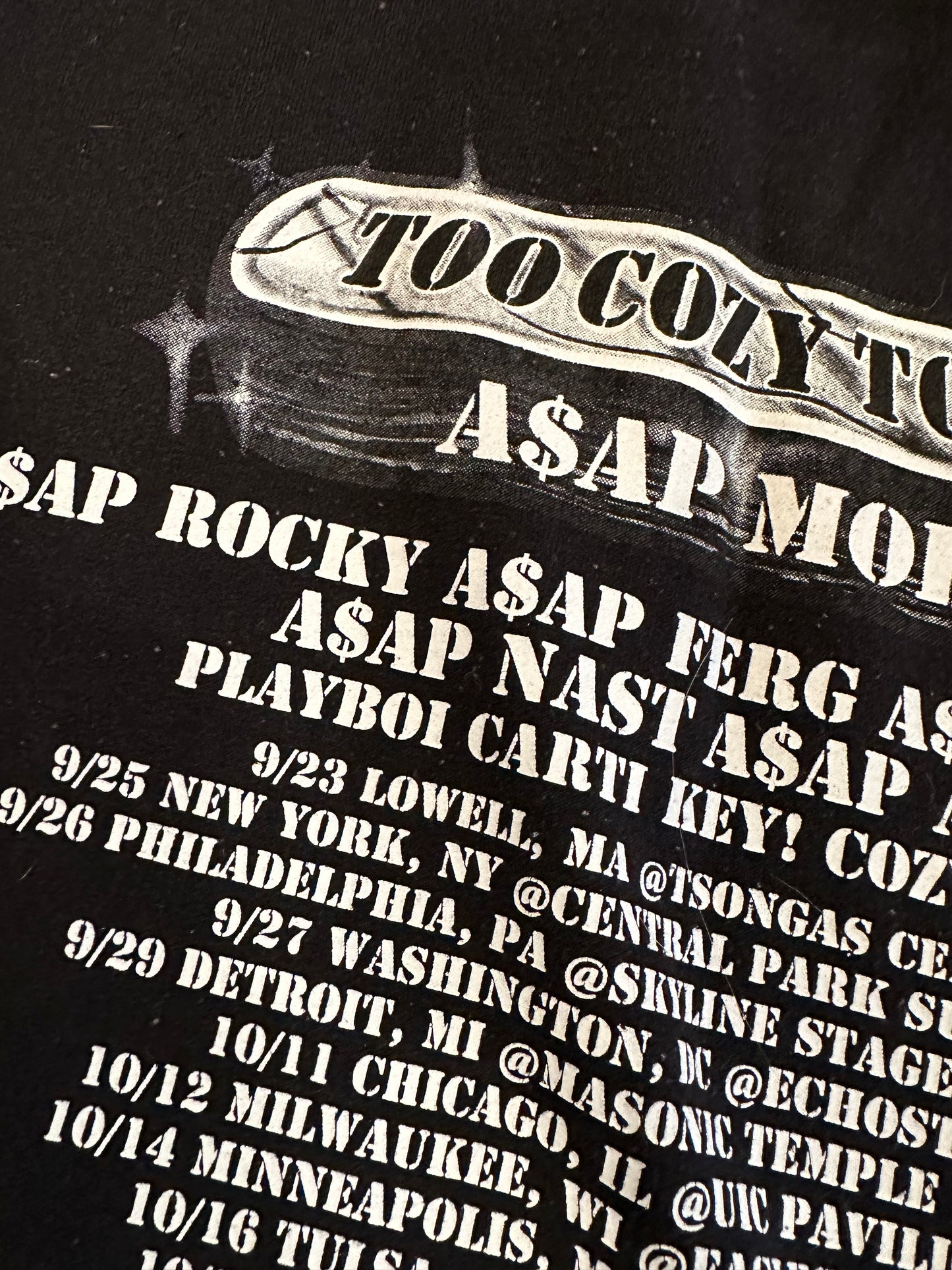 Asap mob & playboi carti too cozy tour