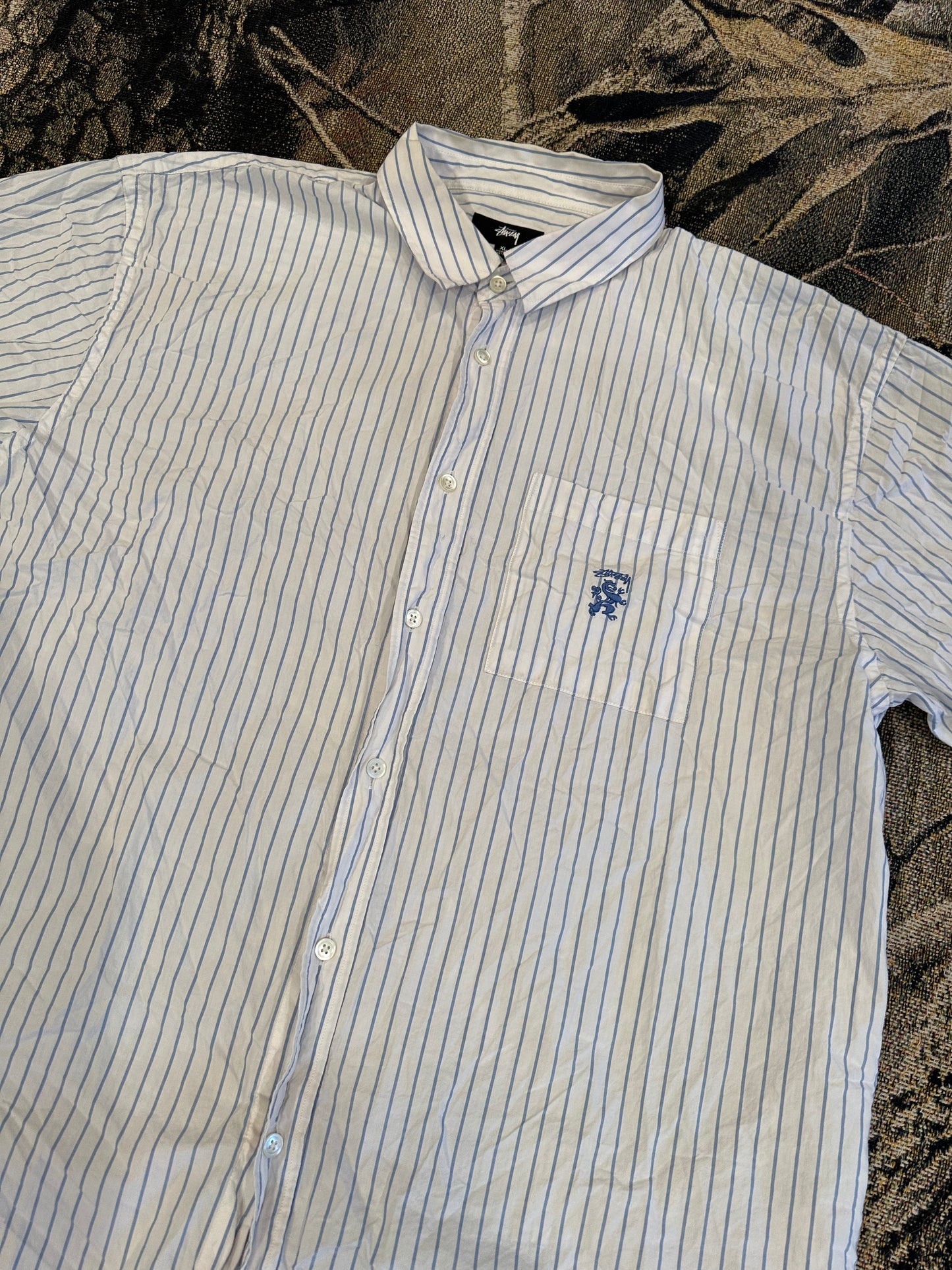 Stussy Boxy Striped button up Shirt