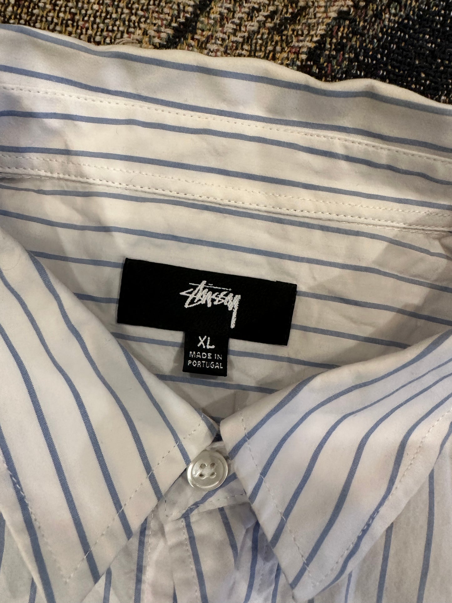 Stussy Boxy Striped button up Shirt