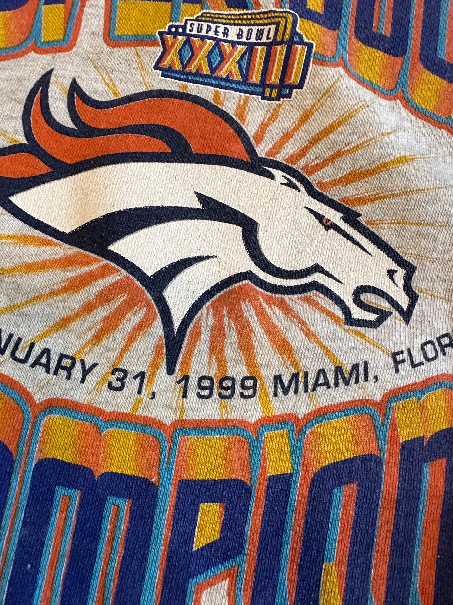 1999 Denver broncos Super Bowl sweatshirt