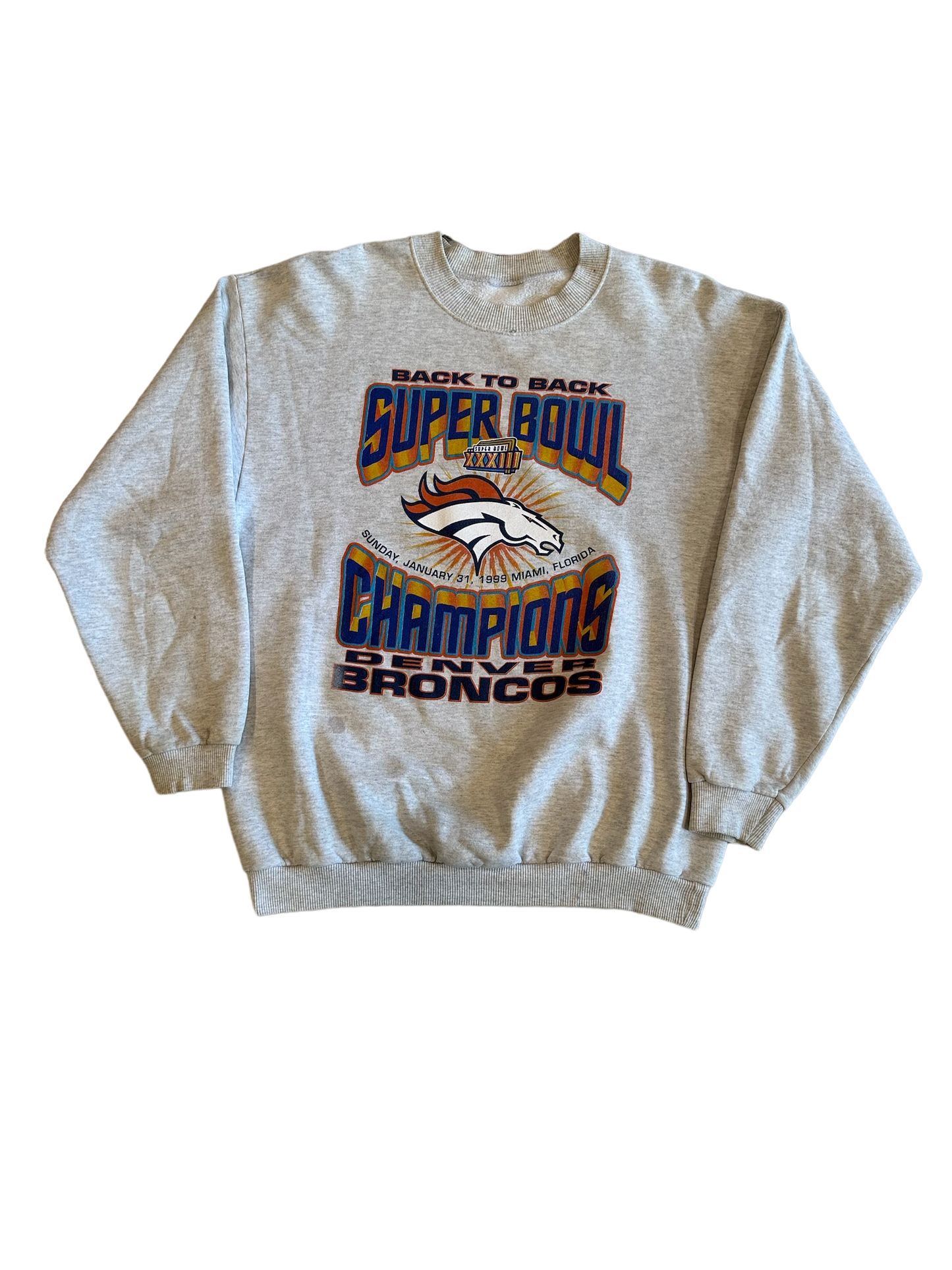 1999 Denver broncos Super Bowl sweatshirt