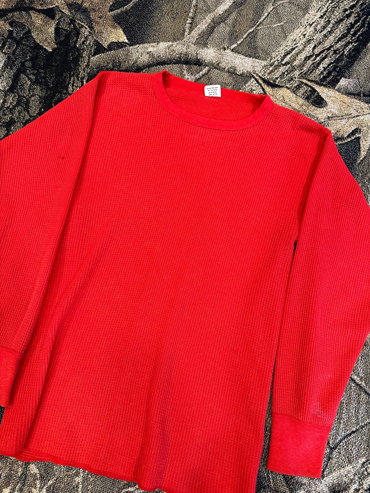 VINTAGE thermal waffle longsleeve