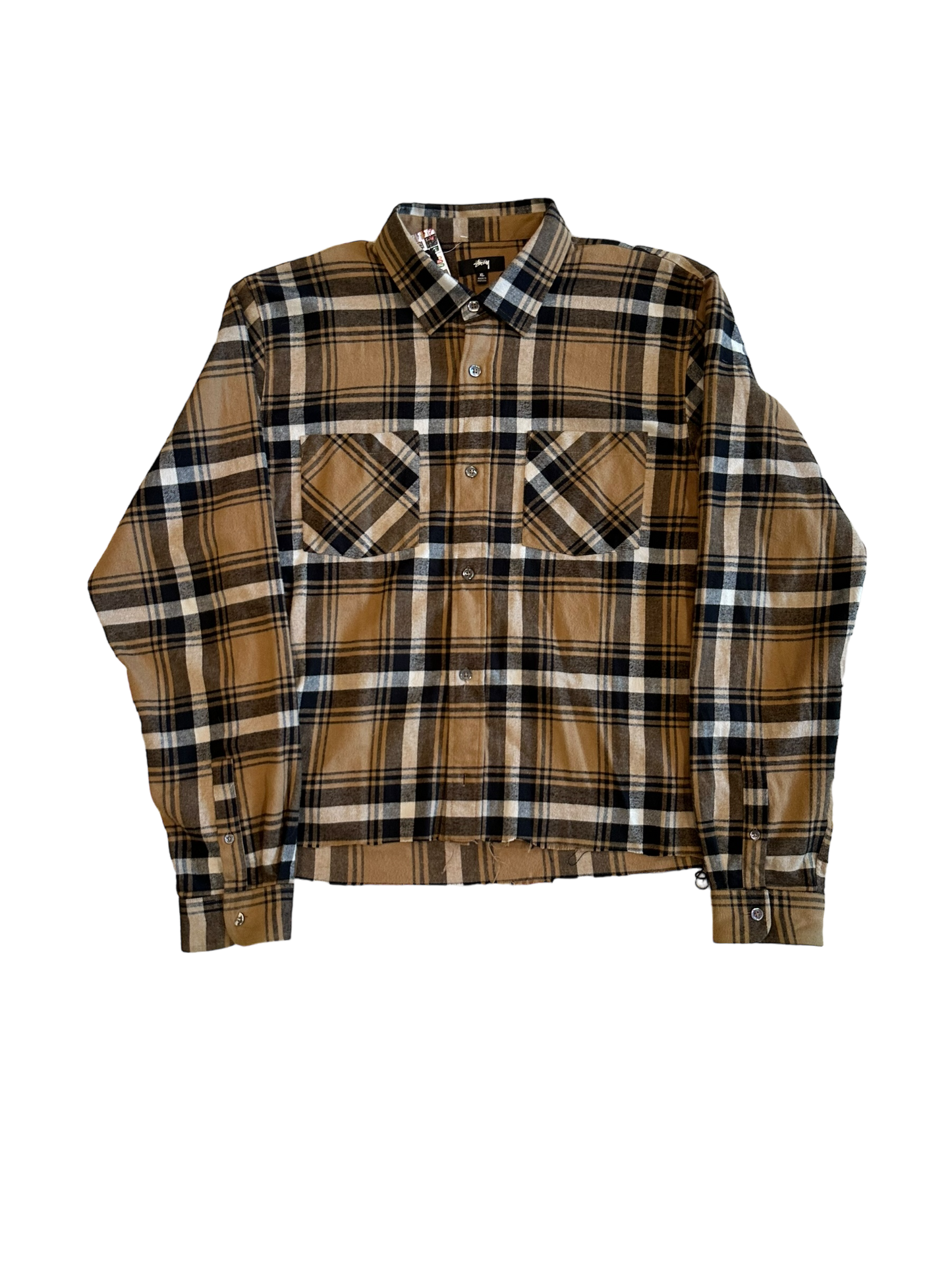 STUSSY FLANNEL BUTTON UP shirt