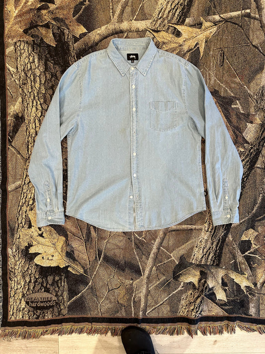 (XL) “Stussy Berkeley Denim Shirt”