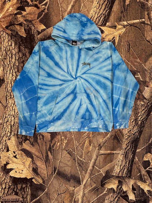 Stussy Tye dye logo hoodie