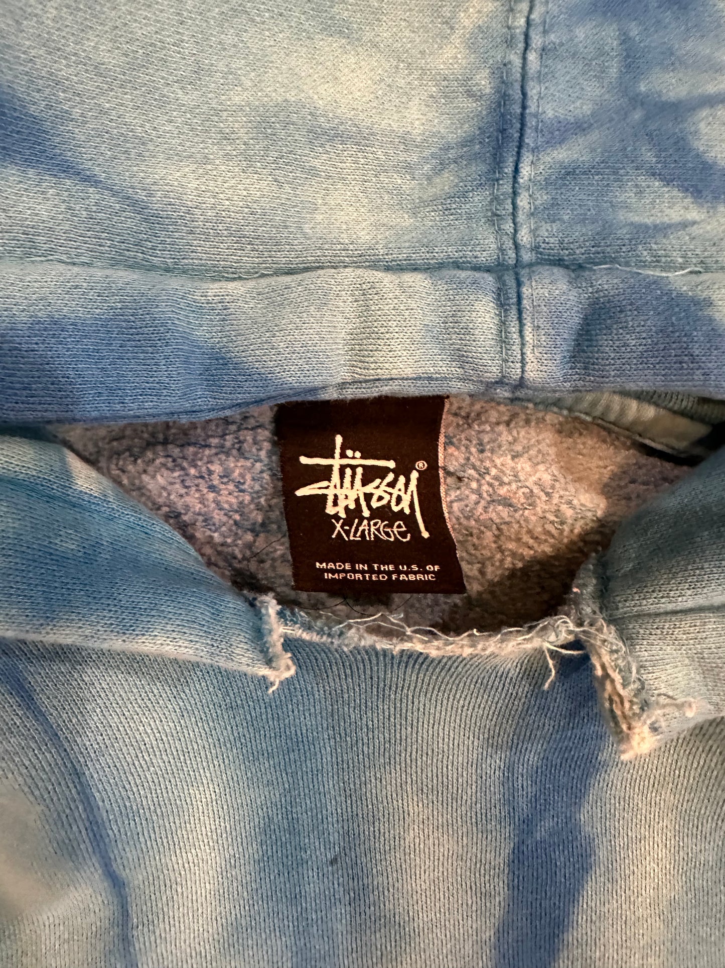 Stussy Tye dye logo hoodie