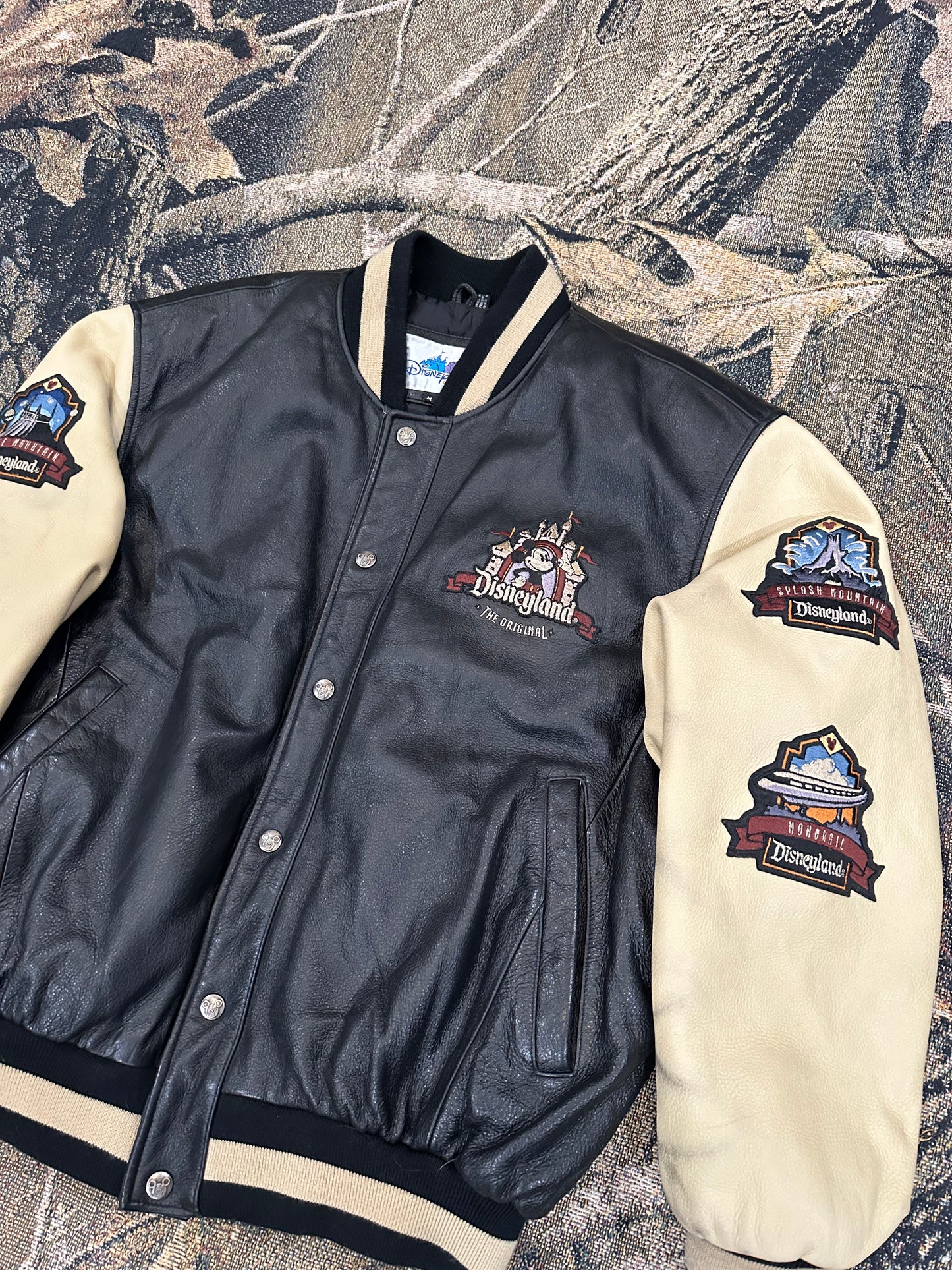 Disneyland Leather varsity jacket