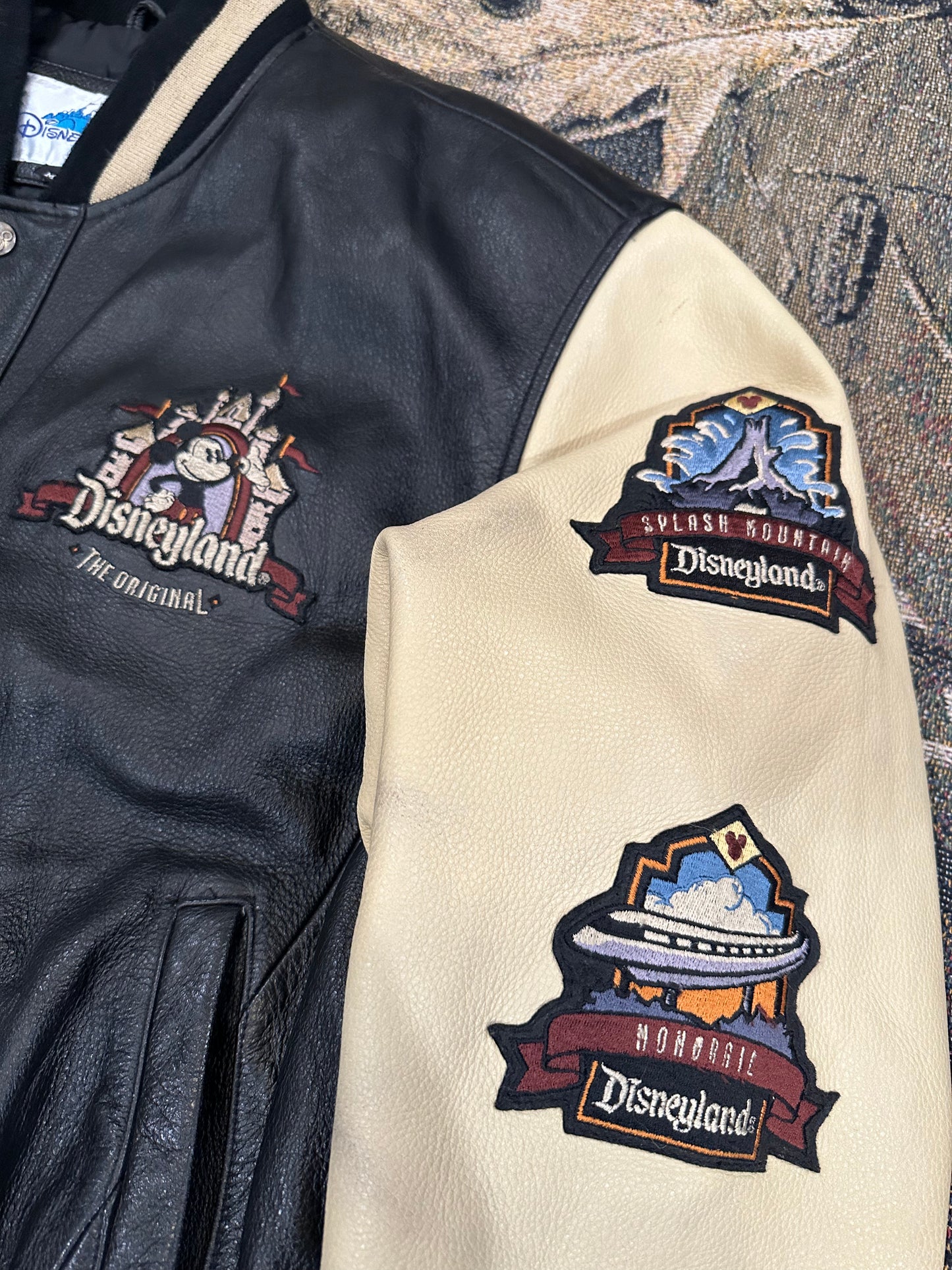 Disneyland Leather varsity jacket