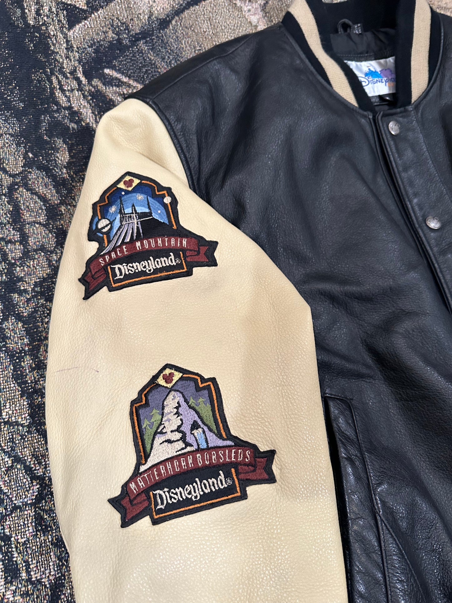 Disneyland Leather varsity jacket