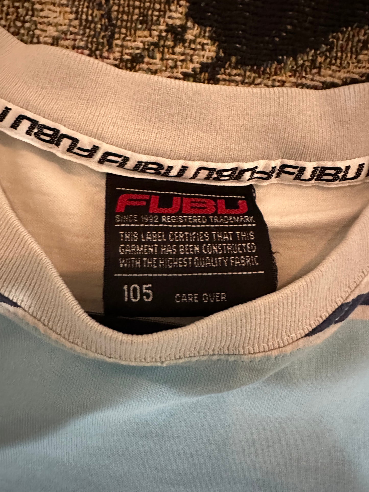 Y2k Fubu stripped shirt