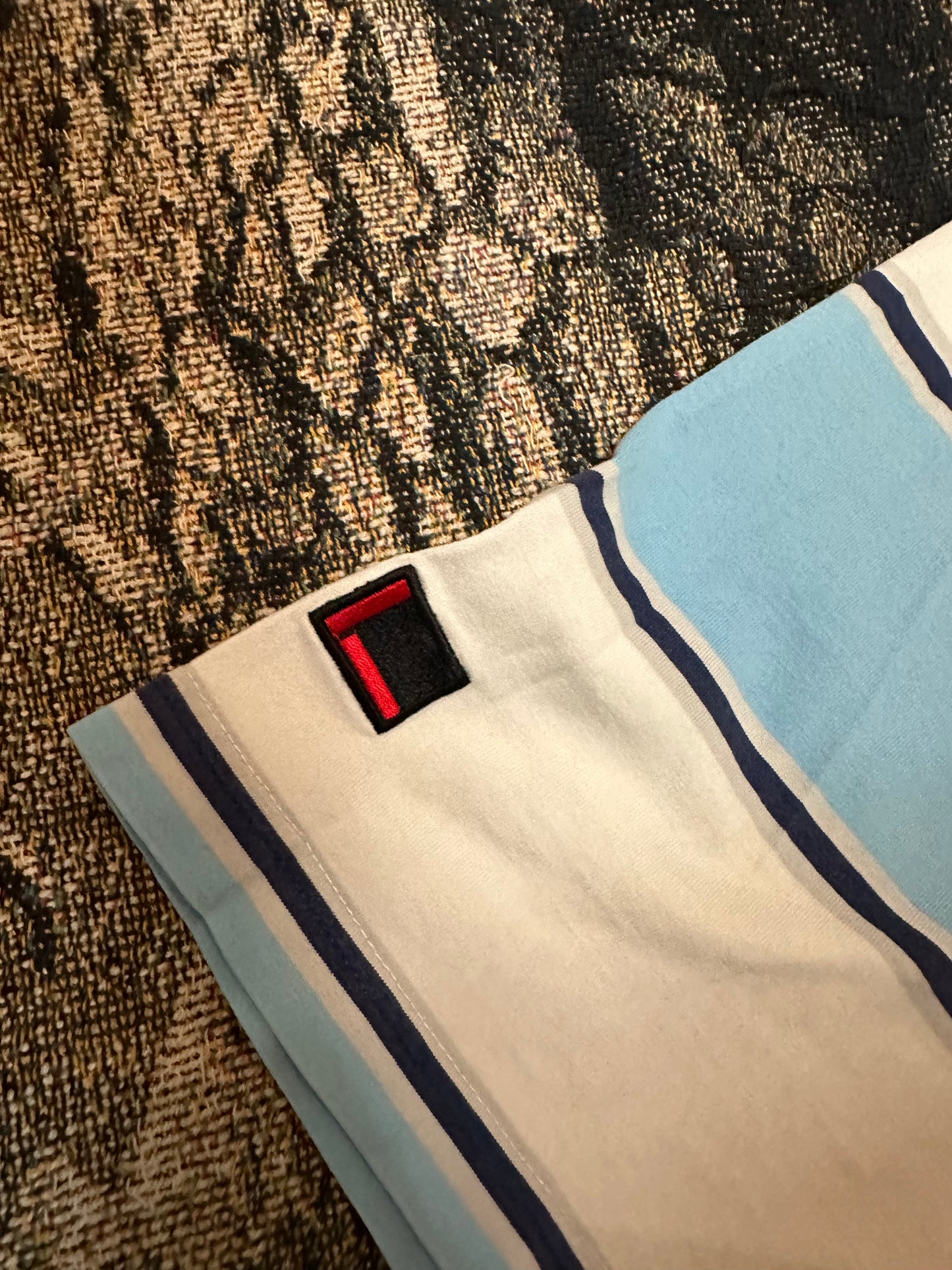 Y2k Fubu stripped shirt