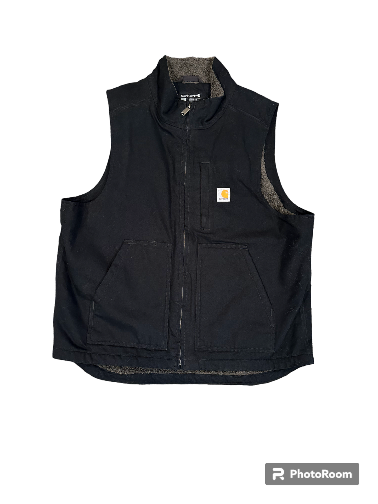 Carhartt Sherpa lined mockneck vest