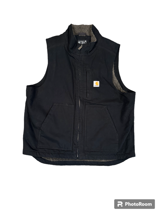 Carhartt Sherpa lined mockneck vest