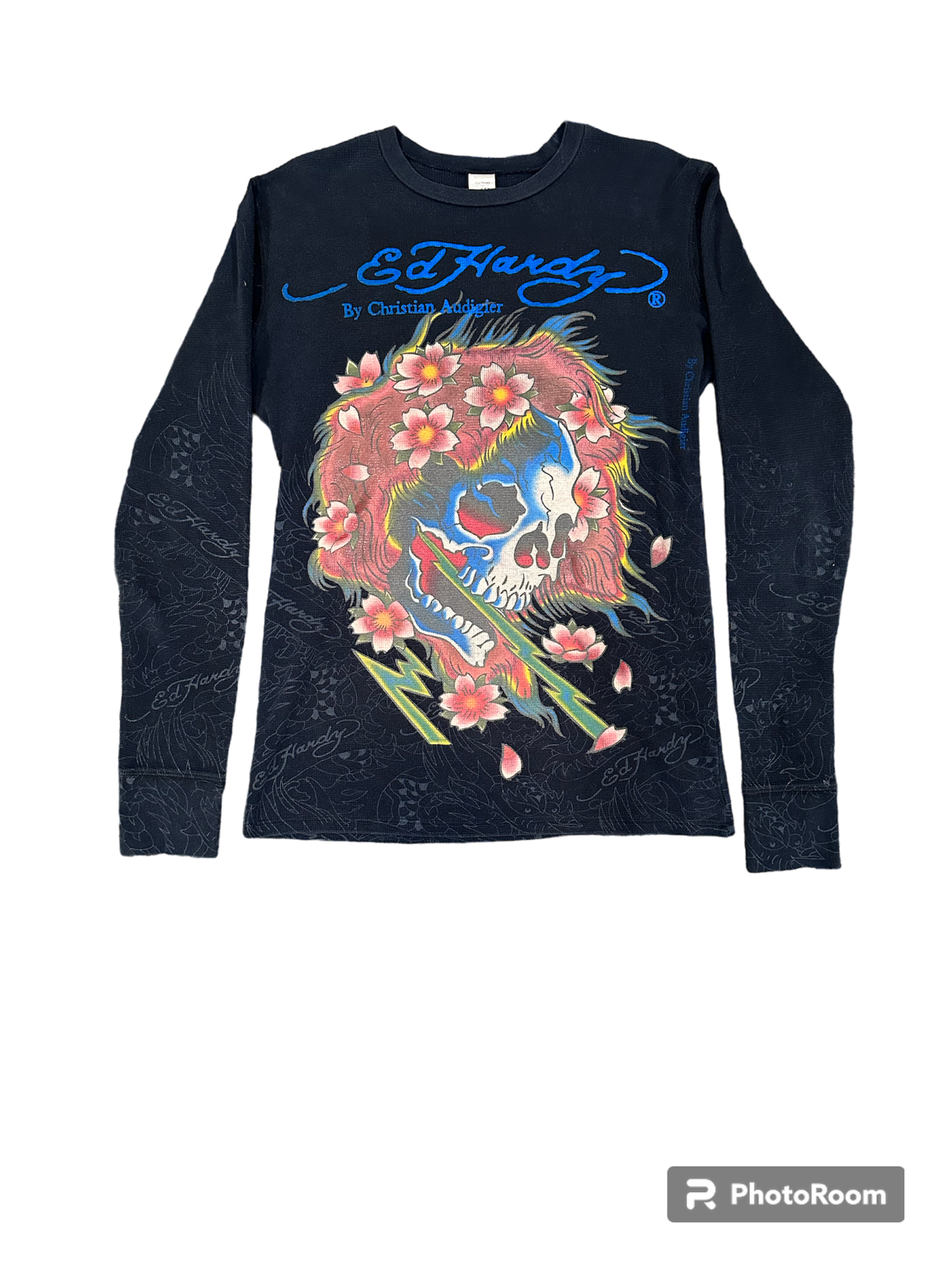 Ed hardy thermal waffle longsleeve