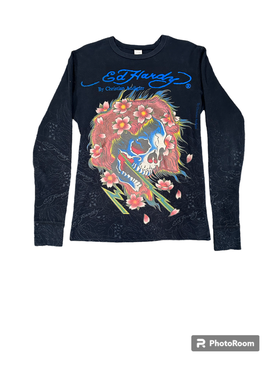 Ed hardy thermal waffle longsleeve