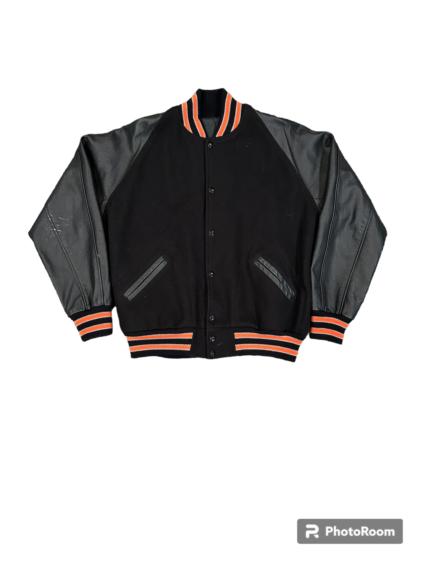 Vintage blank varsity jacket