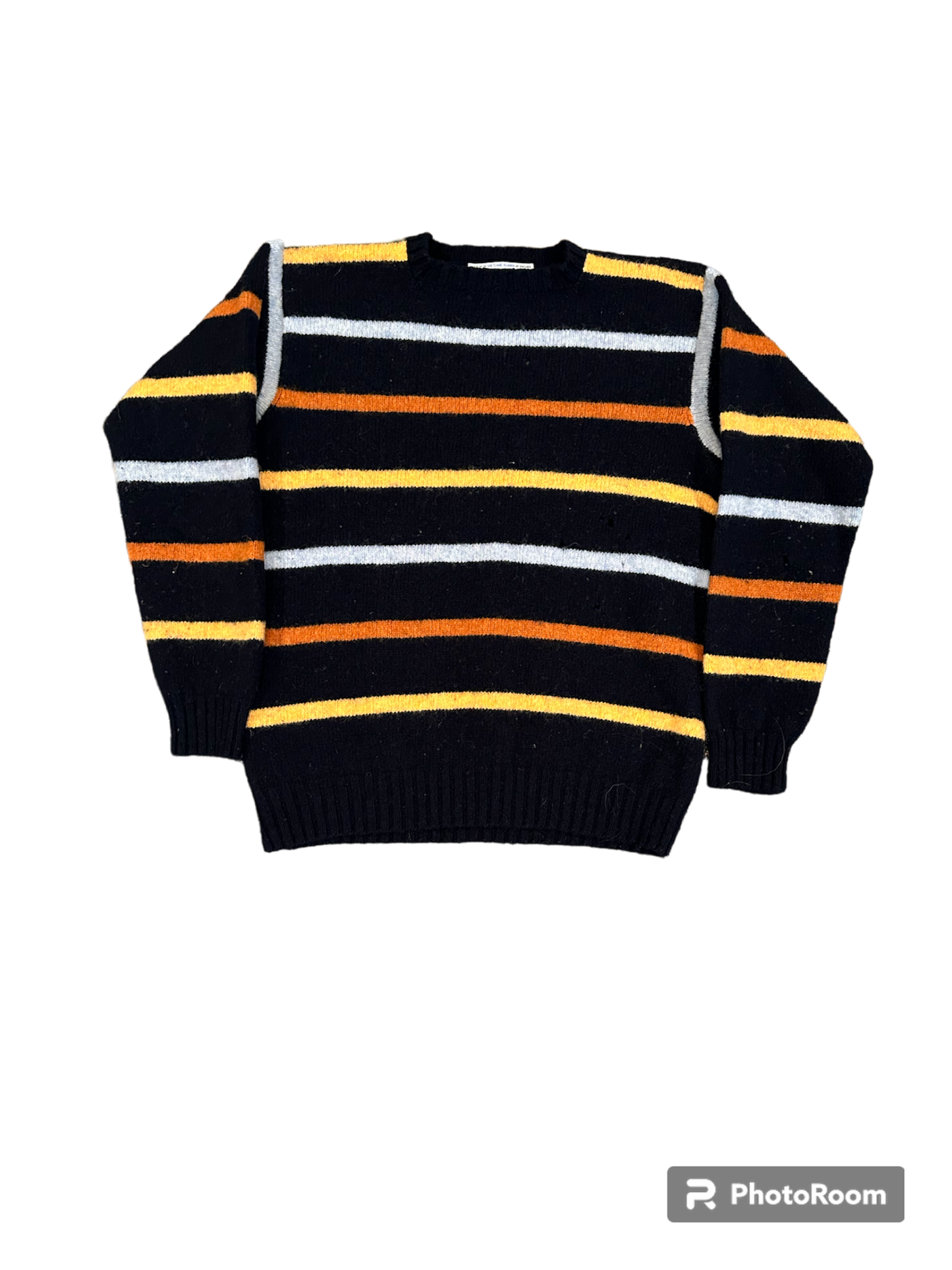 Vintage wool strip’d knitted sweater – don't sleep vintage