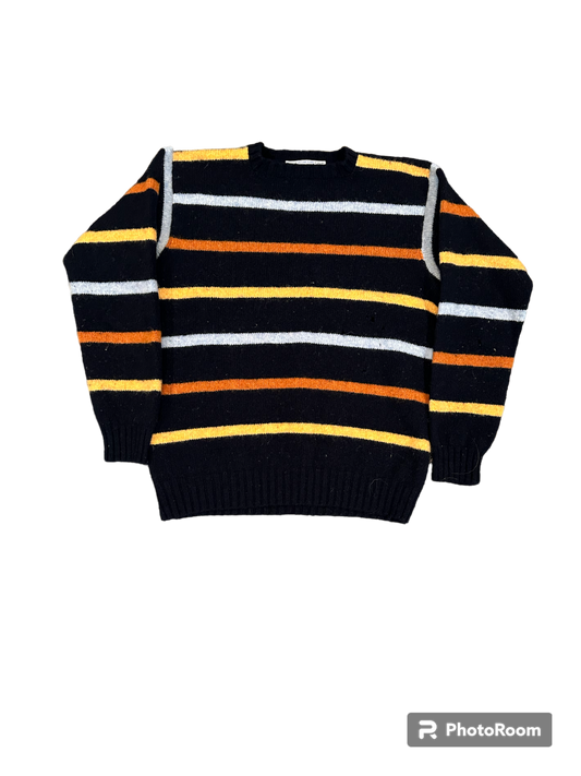 Vintage wool strip’d knitted sweater