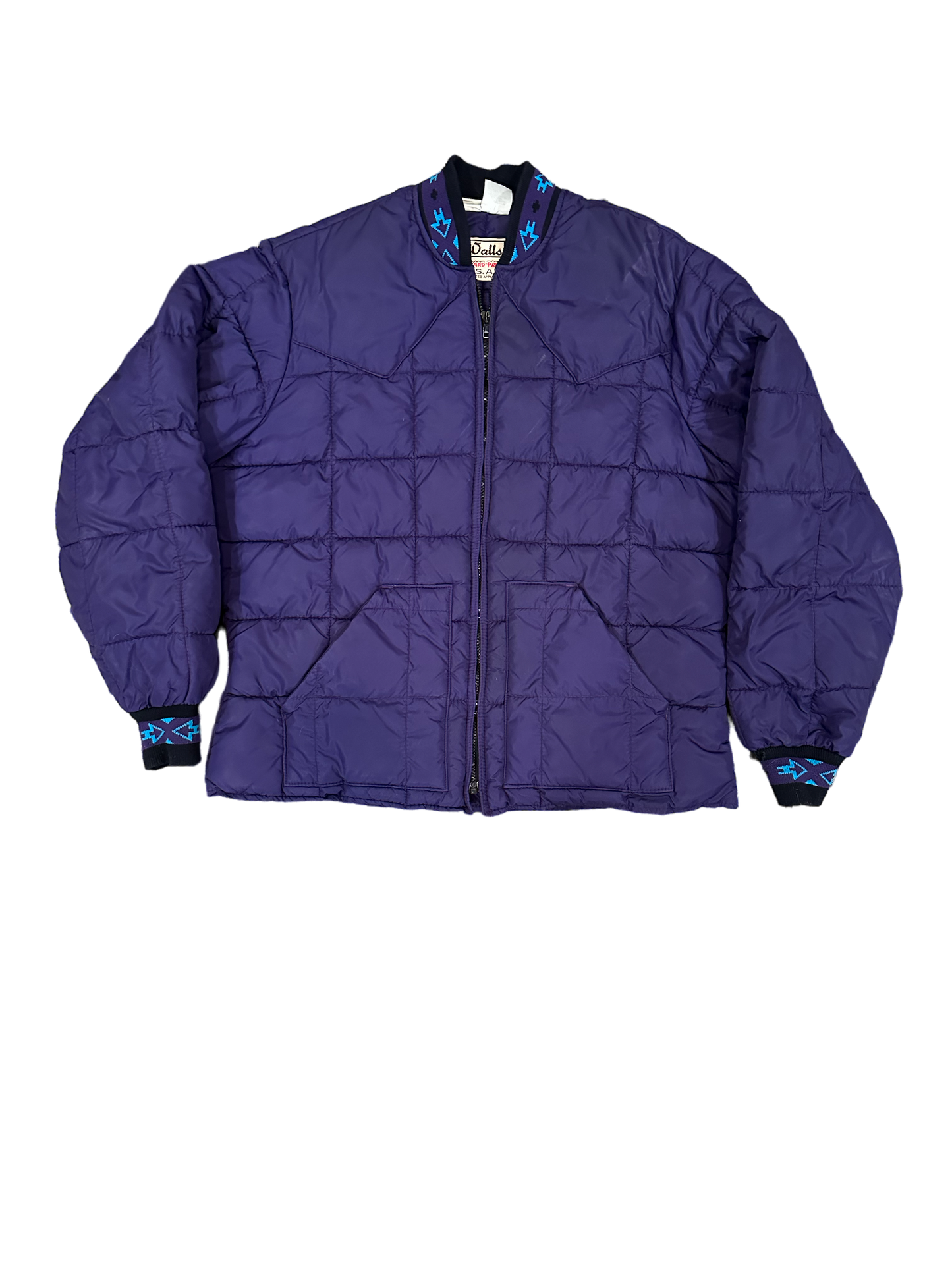 Vintage purple puffer jacket