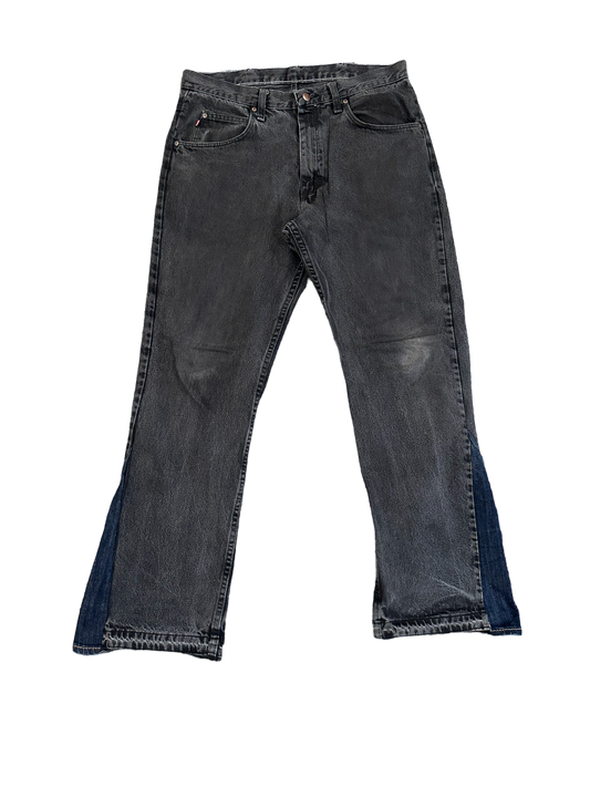 Custom baggy flared jeans