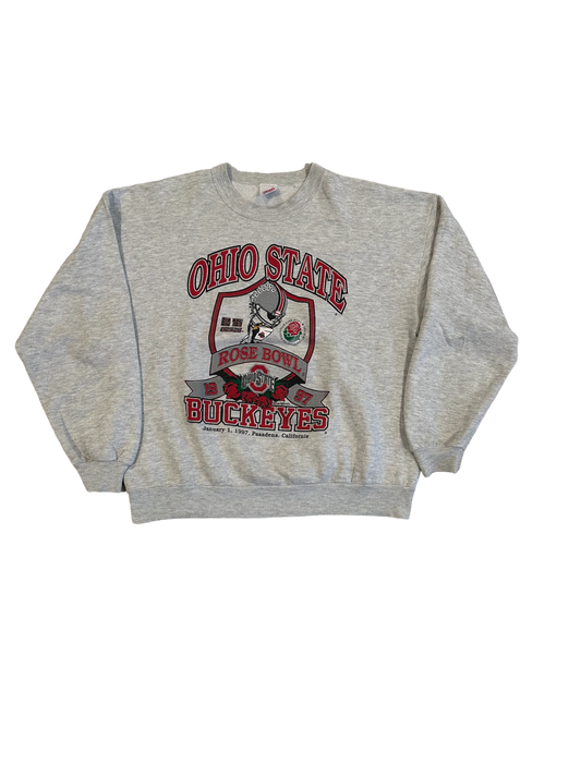 VINTAGE OHIO STATE ROSE BOWL SWEATSHIRT 1997