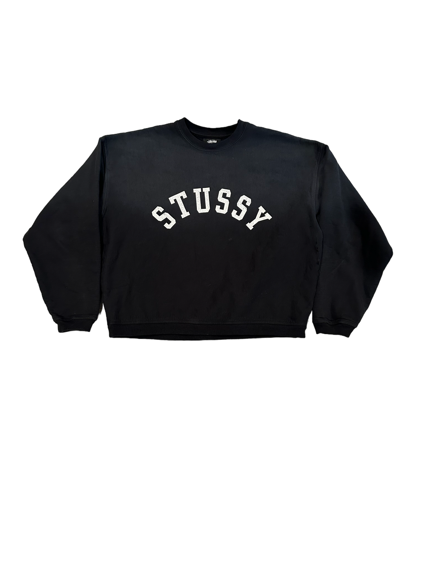 “Stussy sun faded crew” sweatshirt