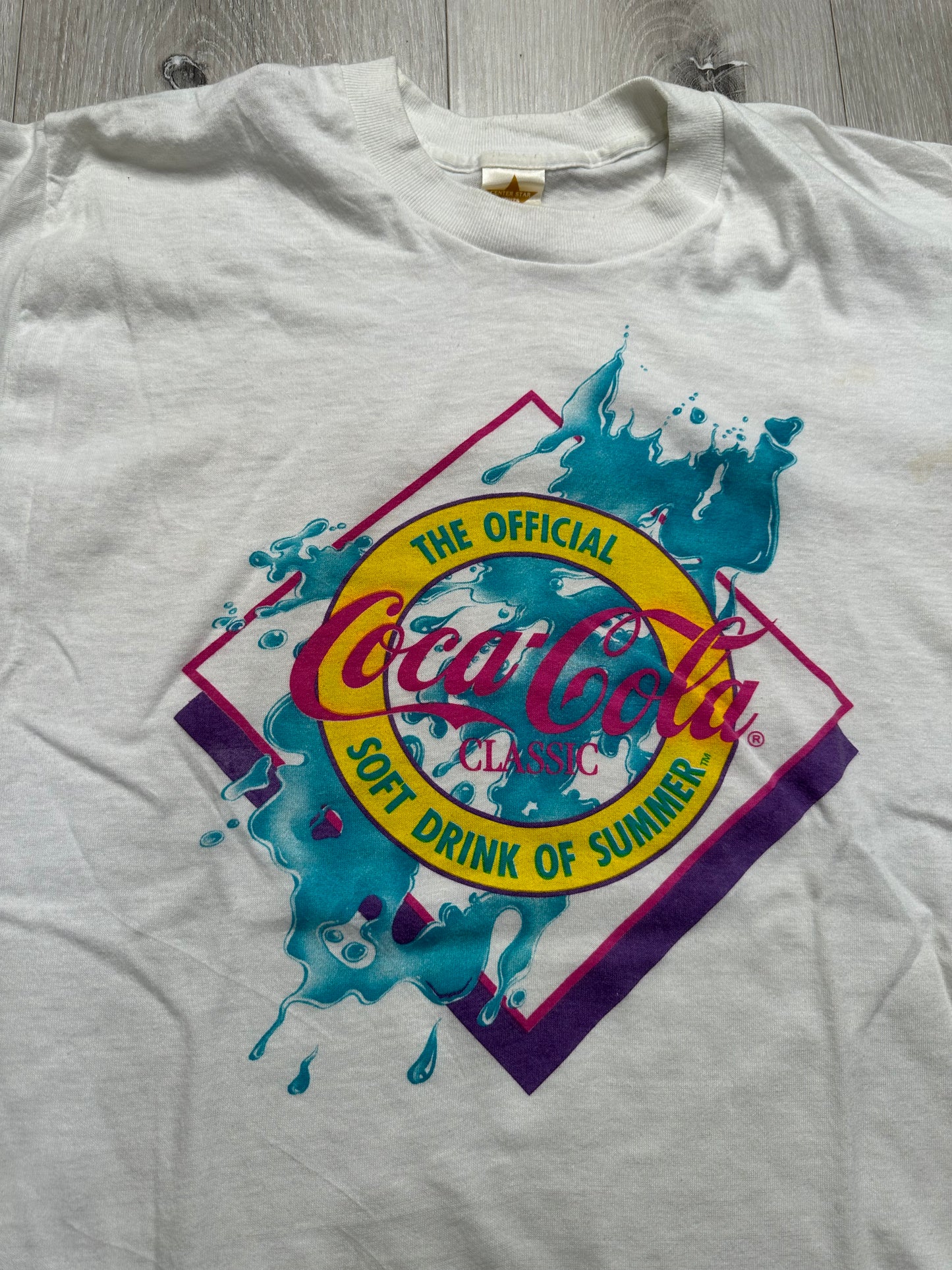 Vintage 1970s-80s Coca Cola coke tee